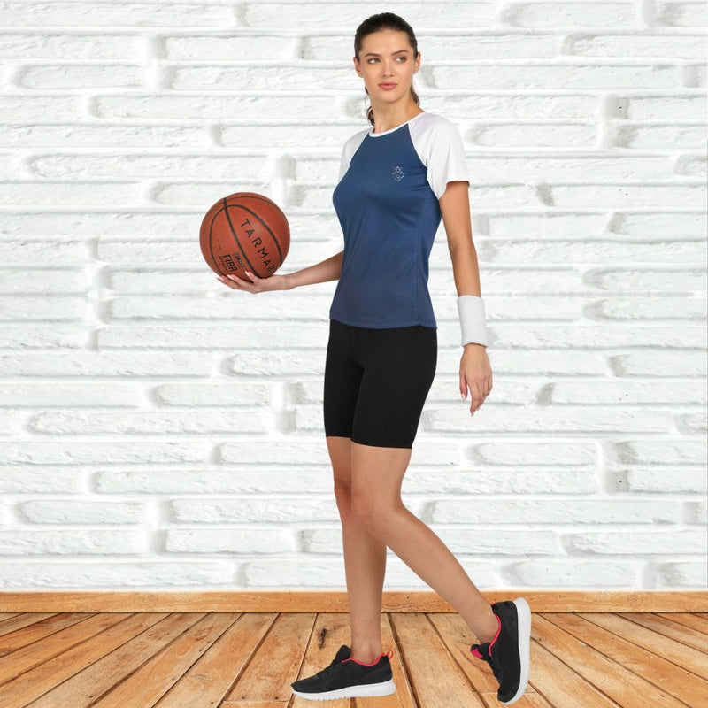 Women's Polyester Sports T-Shirt Pack of 2