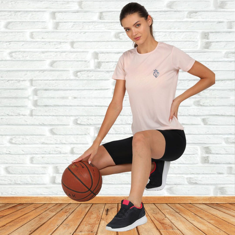 Women's Polyester Sports T-Shirt Pack of 2