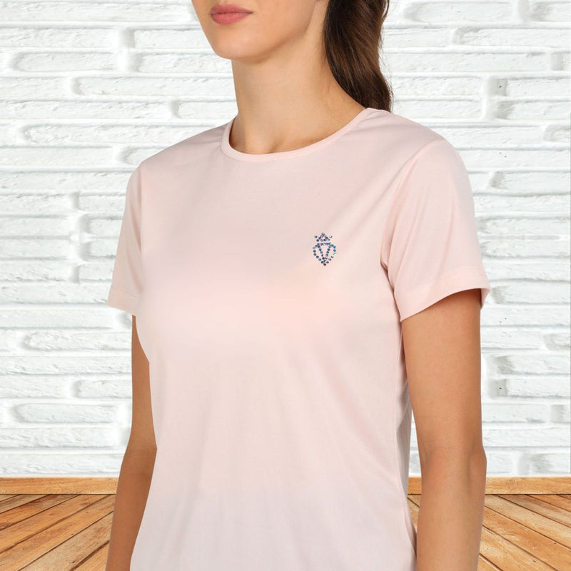 Women's Polyester Sports T-Shirt Pack of 2