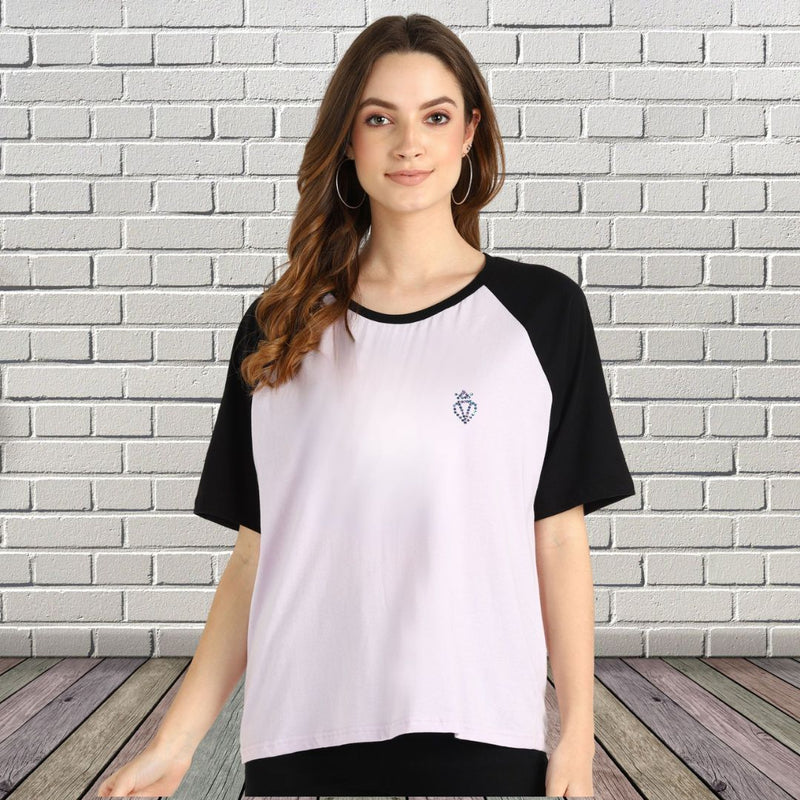 Double the Comfort with the Pack of 2 Women's Cotton T-Shirts