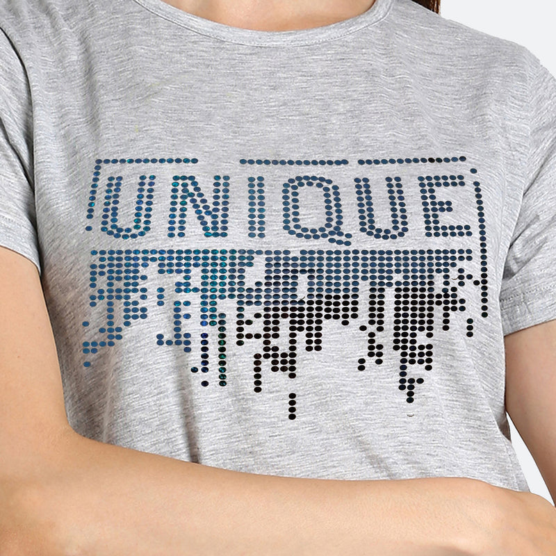 Women’s Cotton Sequin Motif T-Shirt Pack of 3 – ₹799 Only | MRP ₹3,099