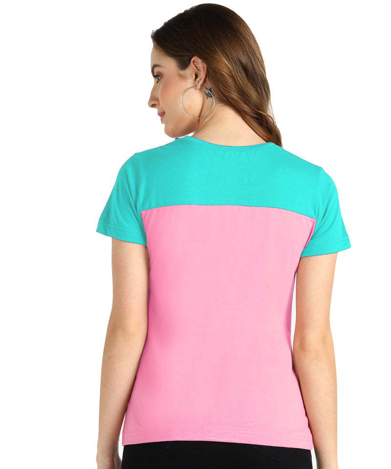 Women's Cotton Sequin Motif T-Shirt Combo