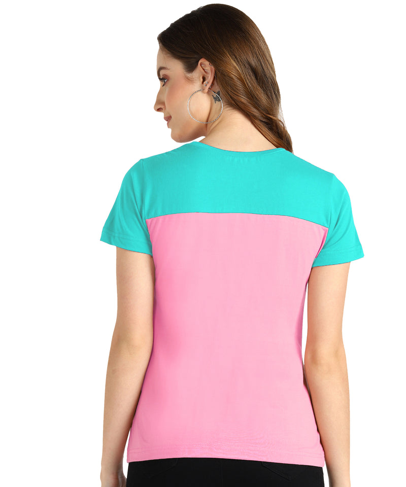 Women's Cotton Sequin Motif T-Shirt Combo